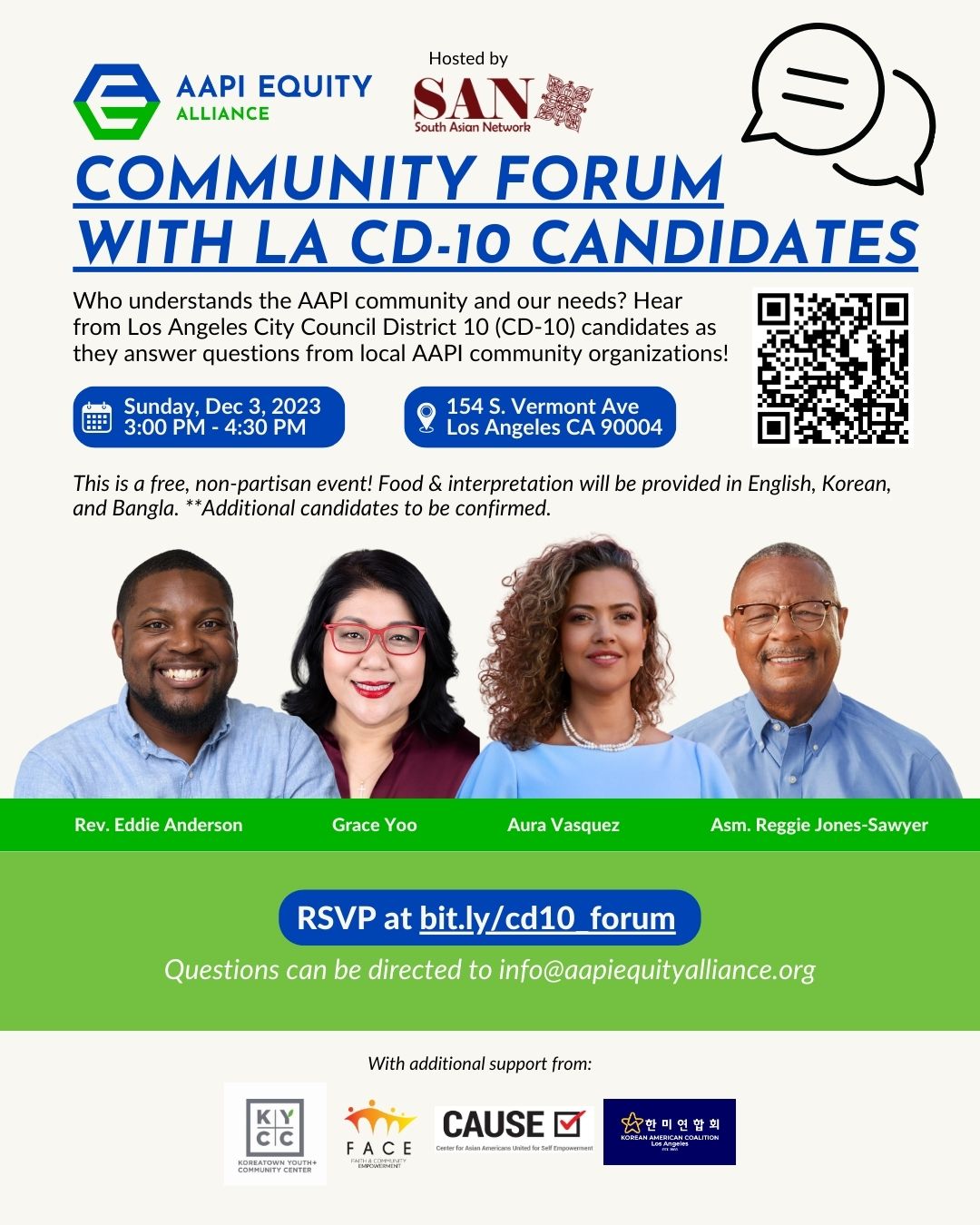 Community Forum: Hear From Your CD-10 Candidates! – AAPI Equity ...